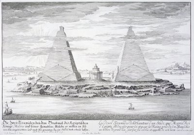 Le due piramidi di Moeris, re d